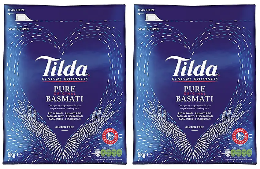 Tilda Basmati Reis, 5 kg, 2 Stück