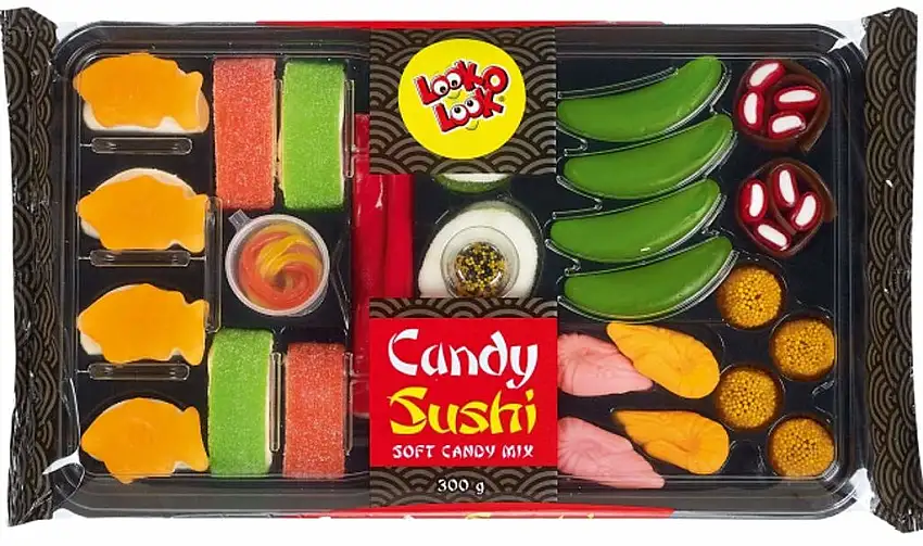 Look-o-Look Plateau de bonbons sushis 300g