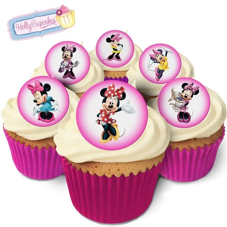 24 Wunderschöne essbare Kuchendekorationen: Minnie Mouse