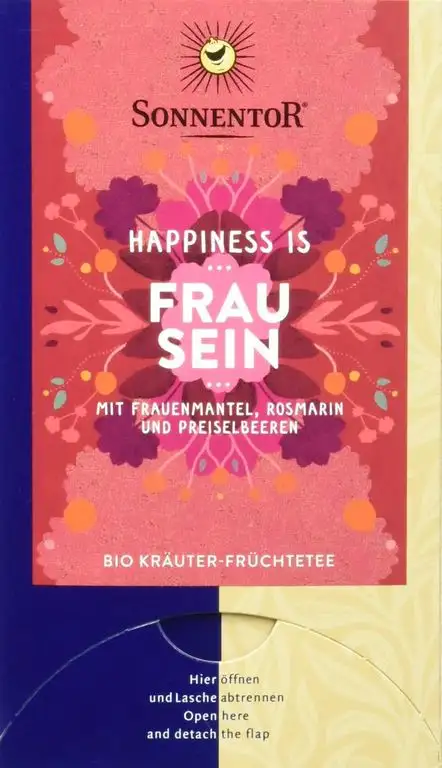 Sonnentor Bio Frau sein Tee Happiness is, 3er Pack (3 x 31 g)