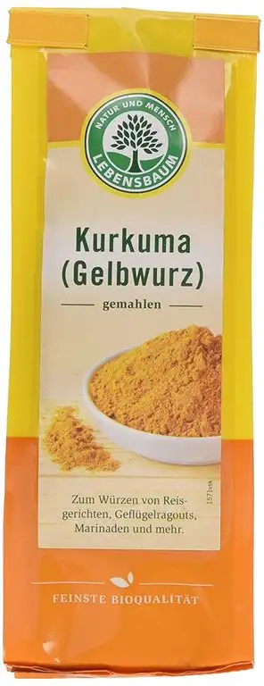 Lebensbaum Kurkuma, gemahlen (Gelbwurzel), 3er Pack (3 x 50 g) - Bio