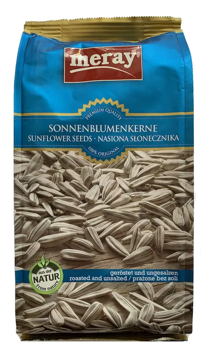 SONNENBLUMENKERNE geröstet &ungesalzen von meray, 5x250g - Ayçekirdeği tuzsuz