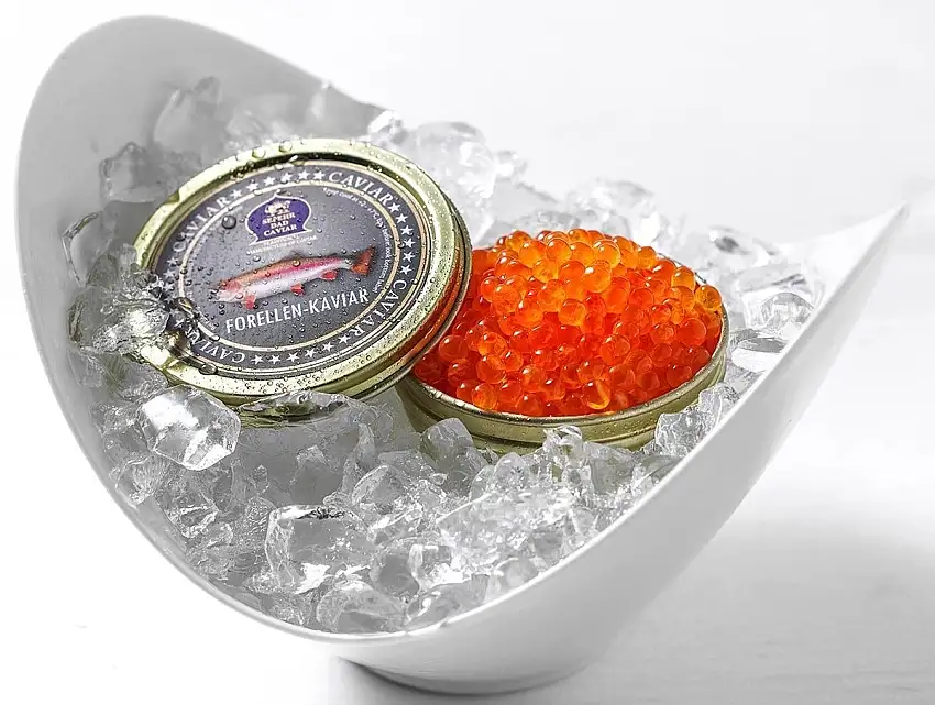 Sepehr Dad Forellenkaviar | ASC zertifiziert | Premium Qualität | 200g