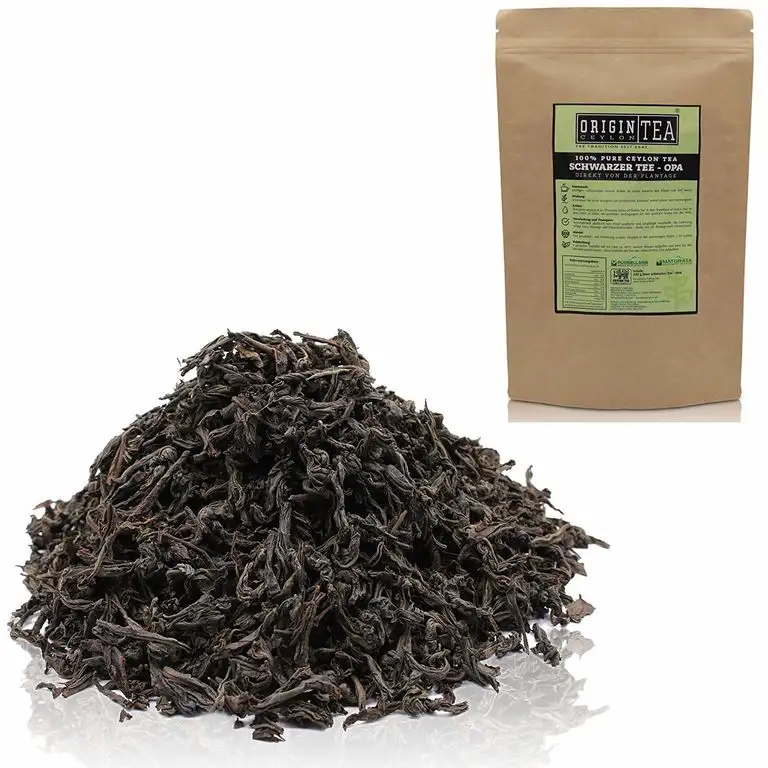 Origin Ceylon Tea 50g (75 Tassen) Bester Schwarzer Tee (OPA) Direkt von der Plantage aus Sri Lanka