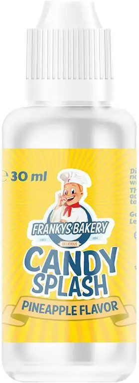 Frankys Bakery CANDY SPLASH - Kalorienfreies Aroma Flüssiges Lebensmittelaroma Diät - 30 ml (Pineapple-Ananas)