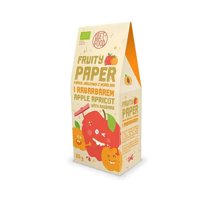 Diet-Food Bio Fruity paper apple + apricot + rhubarb, 1er Pack (1 x )