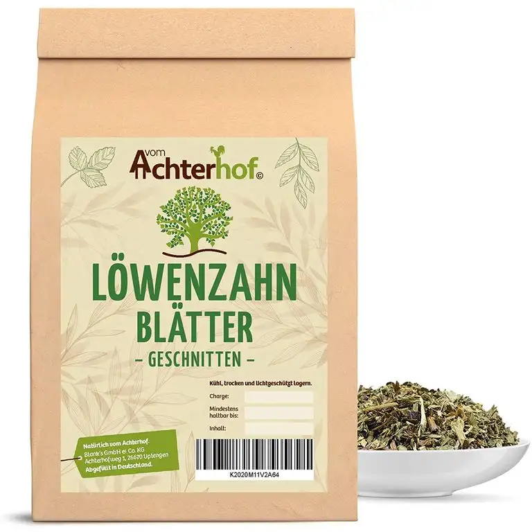 1 kg Löwenzahnblätter getrocknet und geschnitten Löwenzahnblättertee Kräutertee