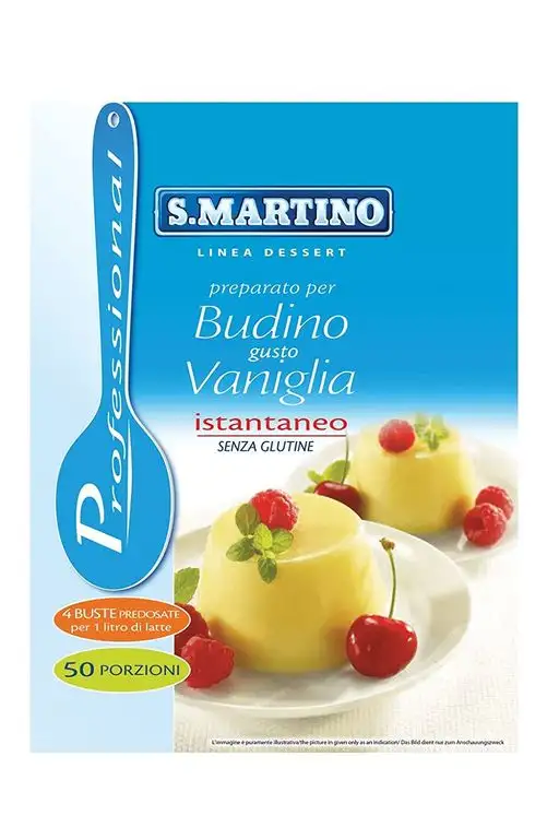 S.Martino Instant-Vanillepudding, 1er Pack (1 x 800 g)