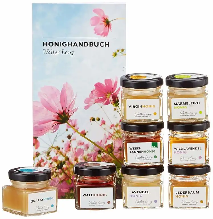 Bio-Honig Geschenkset, 8 x 40 g, Walter Lang