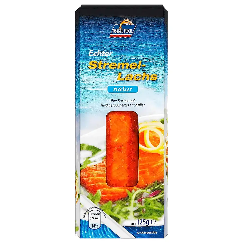 Ostsee fisch Stremellachs Natur, 125g