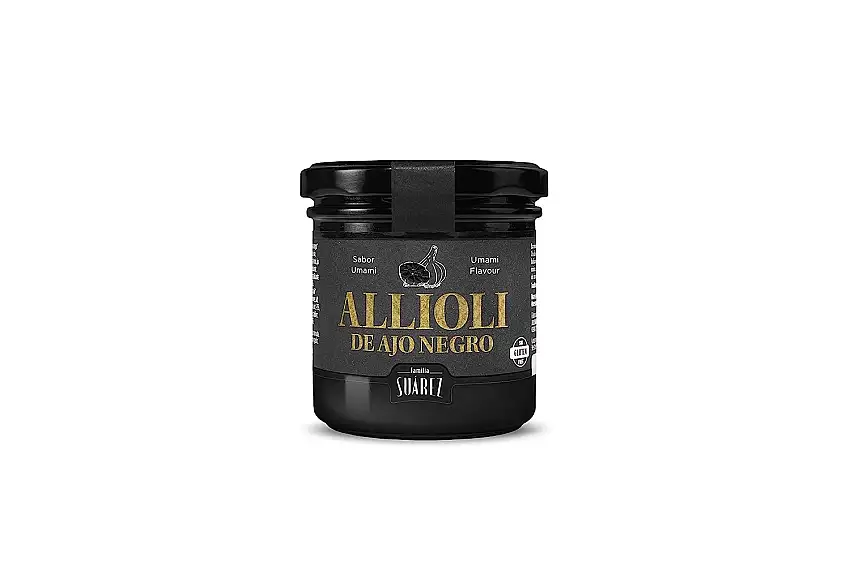 JR Suarez Aioli mit schwarzem Pedroñeras Knoblauch, 1er Pack (1 x 135 g)