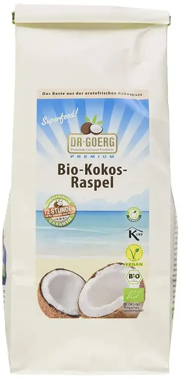 Dr. Goerg Premium Bio-Kokosraspel, 500 g
