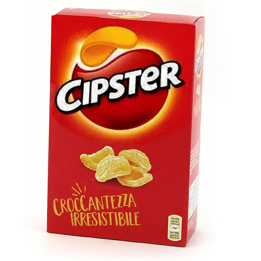 Cipster Original-Federmäppchen mit 65 g Kartoffelkartoffeln.