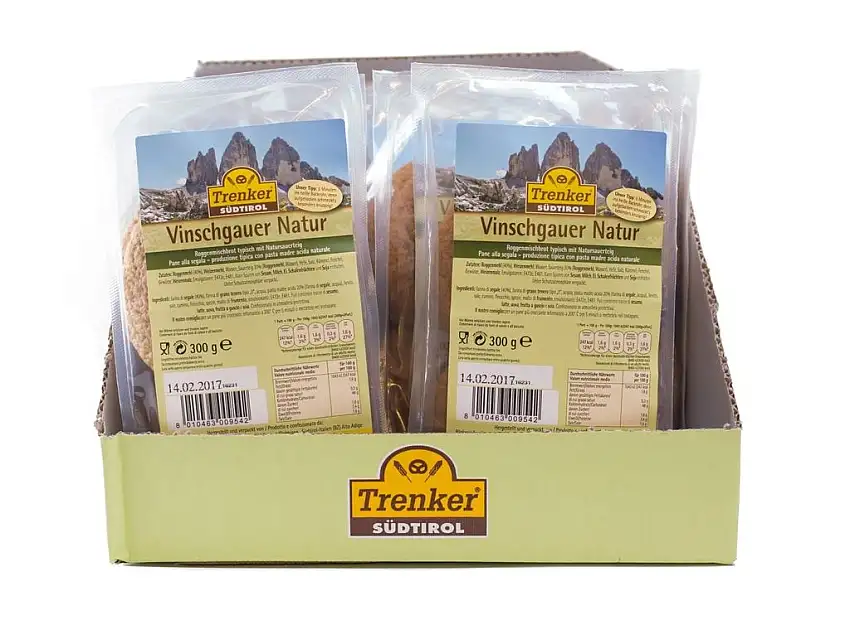 Vinschgauer Trenker 12 x 300 gr. - Karton Südtirol - Vinschger Paarl