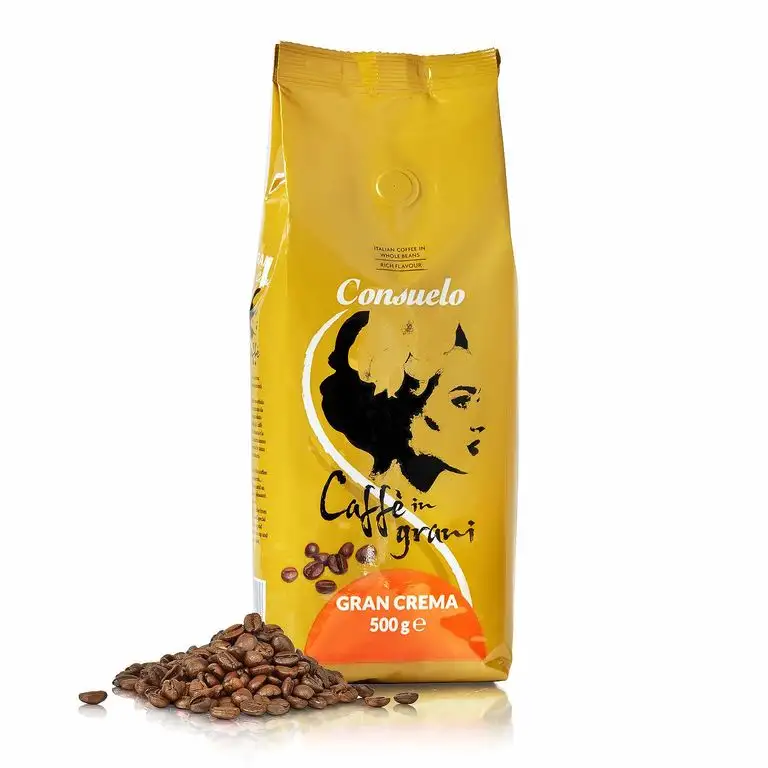 Consuelo Italienischer Caffè Gran Crema - ganze Bohnen, 500 g