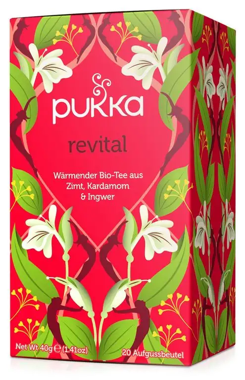 Pukka Herbs Bio Revital Teemischung, 40 g