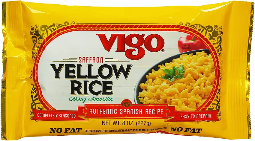 Vigo Safrangelber Reis, 227 ml, 12 Stück