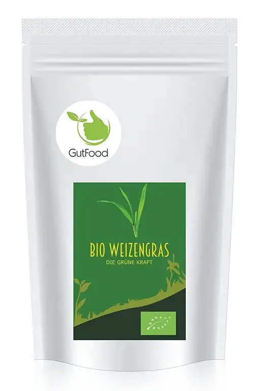Golderner Zweig 1000g naturreines BIO Weizengras gemahlen aus Deutschland, 1000 g