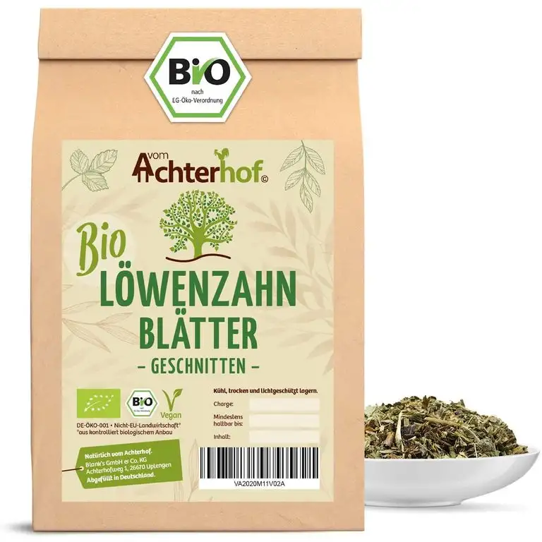 Löwenzahntee BIO (250g) Löwenzahnblätter-Tee getrocknet vom-Achterhof