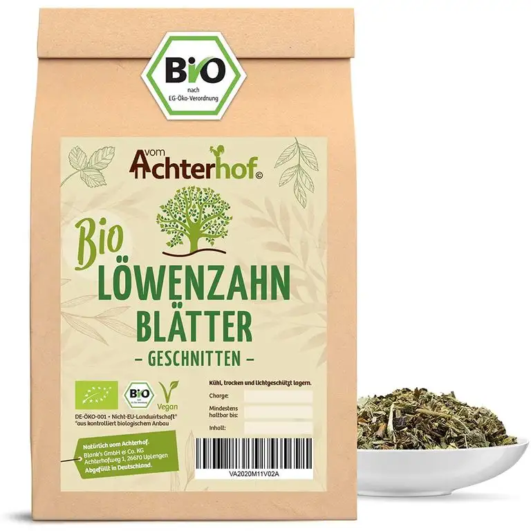 Löwenzahntee BIO (500g) Löwenzahnblätter-Tee getrocknet vom-Achterhof
