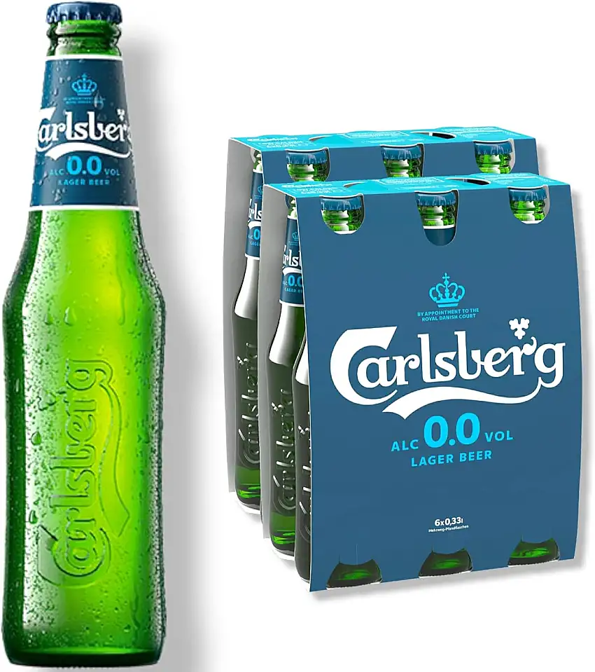 12 x 0,4l Carlsberg Bier alkoholfrei - 100% Geschmack und 0% Alkohol