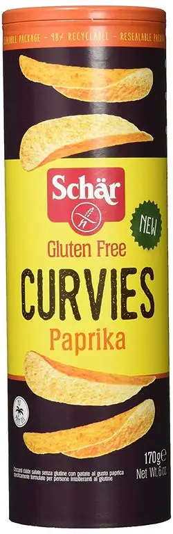 Schär Curvies Paprika Chips glutenfrei, 170 g