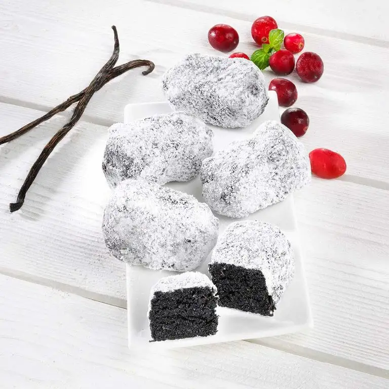 Mandelgebäck Schwarze Vanille mit Cranberry 200g