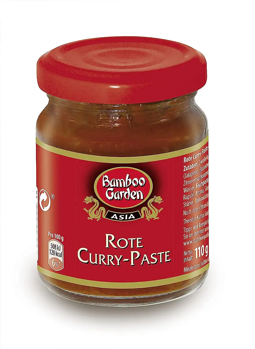 Bamboo Garden Currypaste Rot, 110 g