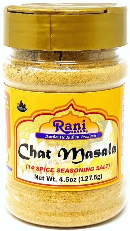 Rani Chat Masala (14-Gewürzmischung) Spritziges indisches Gewürz 127.50 g (4.5 Unzen) ~ Ganz natürlich, kein MSG! | Vegan | Keine Farben | Glutenfreie Zutaten NICHT GVO | Indischer Ursprung