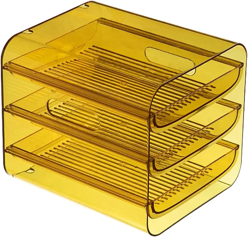 Obstkorb Früchtekorb Küchenregal Multifunktionale Seitenteller Stapel Lagerung Haushalt Hot Pot Teller Kochen Multi-Layer Teller Tablett Fach Obstkorb Tischdekoration Obstschale (Color : A)