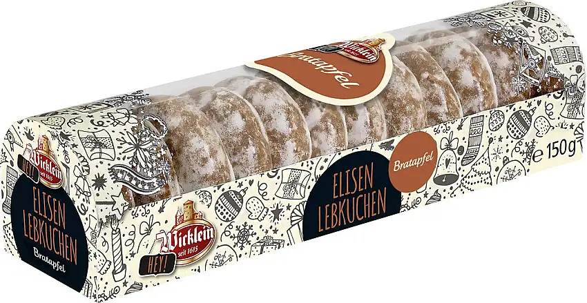 Wicklein Mini-Elisenlebkuchen "Bratapfel", 150g