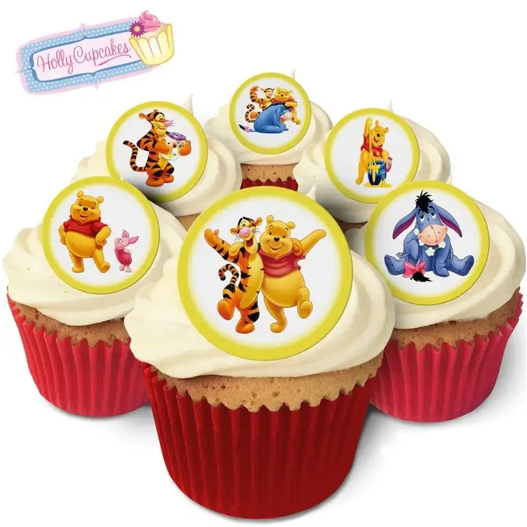 24 Wunderschöne essbare Kuchendekorationen: Pu der Bär / Winnie the Pooh