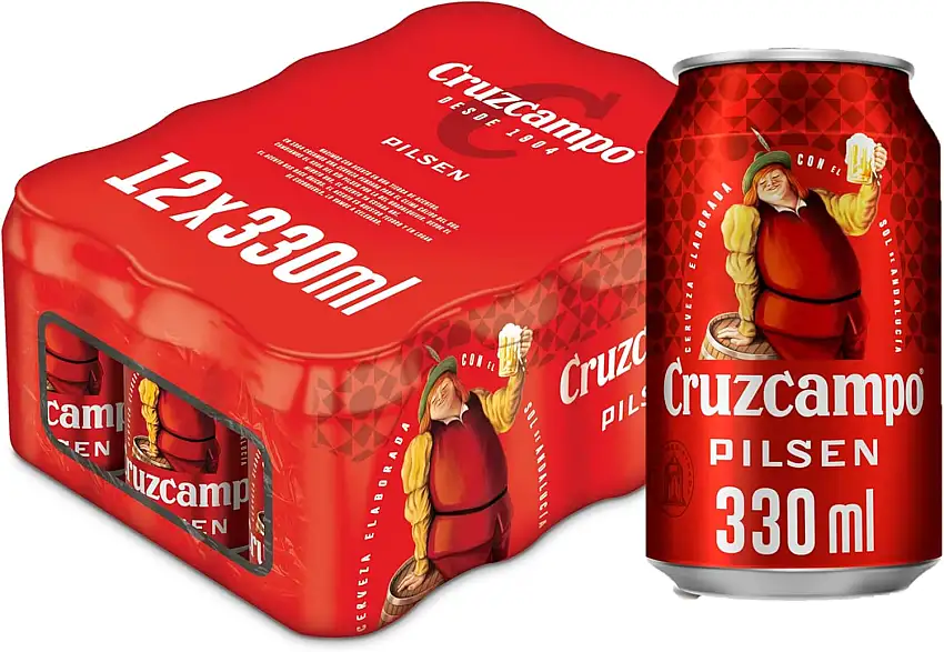 Bier Cruzcampo Pilsen 12x33cl