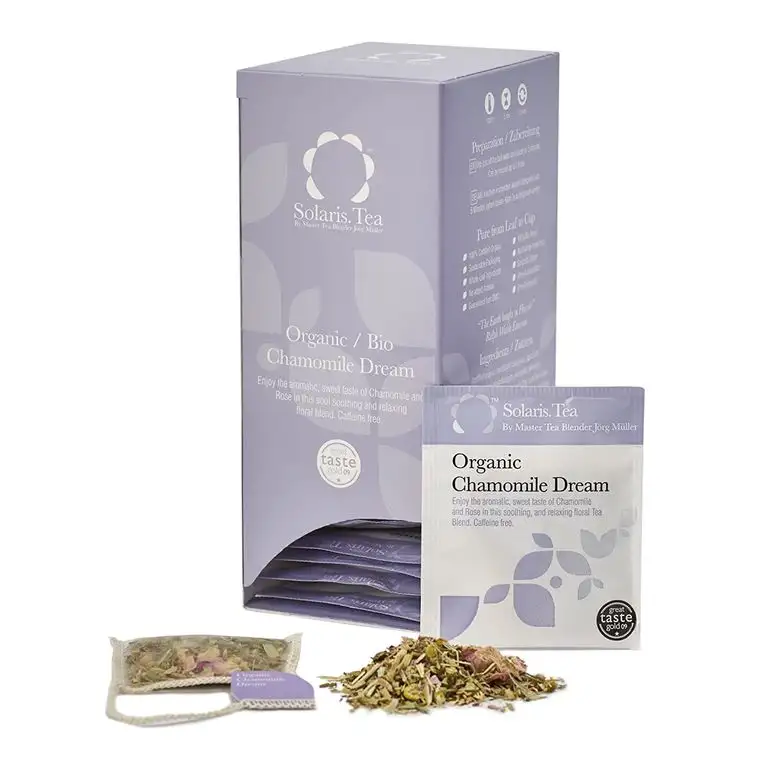 Solaris Tea Bio - Kamillen (Chamomile Dream) Mischung, 40 Seidenteebeutel, 1er Pack (1 x 60 g)