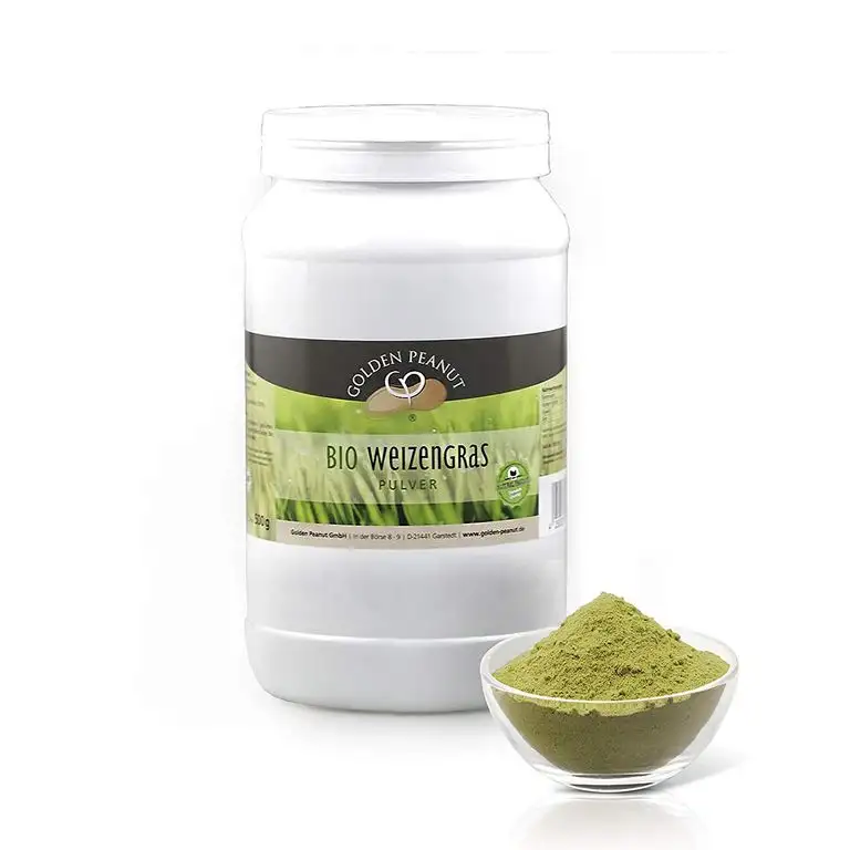 Bio Weizengras Pulver 500 g Dose, in Deutschland geprüfte Qualität, DE-ÖKO-003