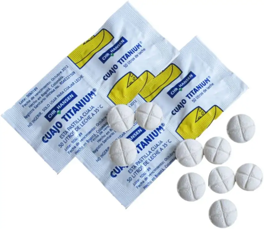 Cuajo Titanium Lab-Tabletten für jede Art von Käse, 10 Tabletten für 500 l Milch, 10 Stück