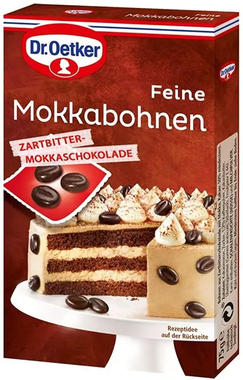 Dr. Oetker Feine Mocca Bohnen, 5er Pack (5 x 75 g)