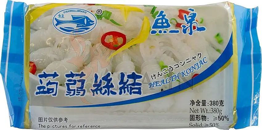 [380g / 190g ATG] Konjak Nudeln Shirataki Konjac #1 "Knoten"