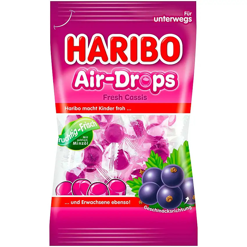 Haribo Air-Drops Fresh Cassis 2x 100g