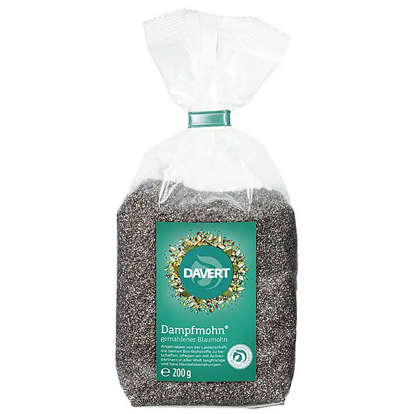 Davert - Dampfmohn Bio gemahlener Blaumohn - 200g