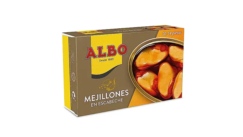 Mejillones en Escabeche Albo 72g 10/14 piezas