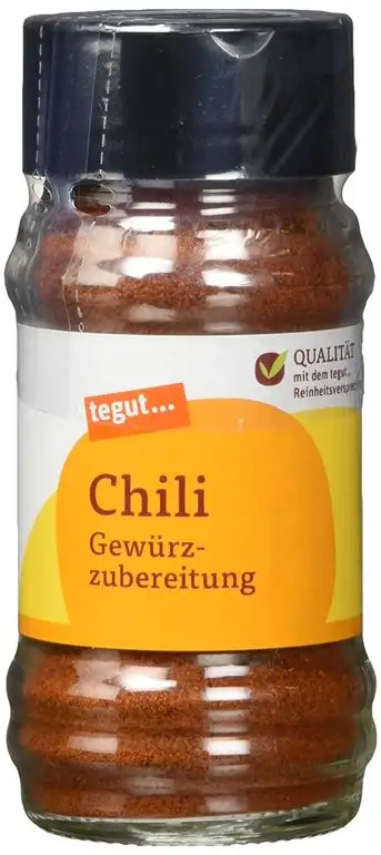 tegut... Chili Gewürzzubereitung, 1 x 40 g