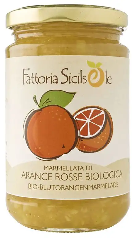 Fattoria Sicilsole Bio Blutorangen Marmelade (6 x 370 gr)