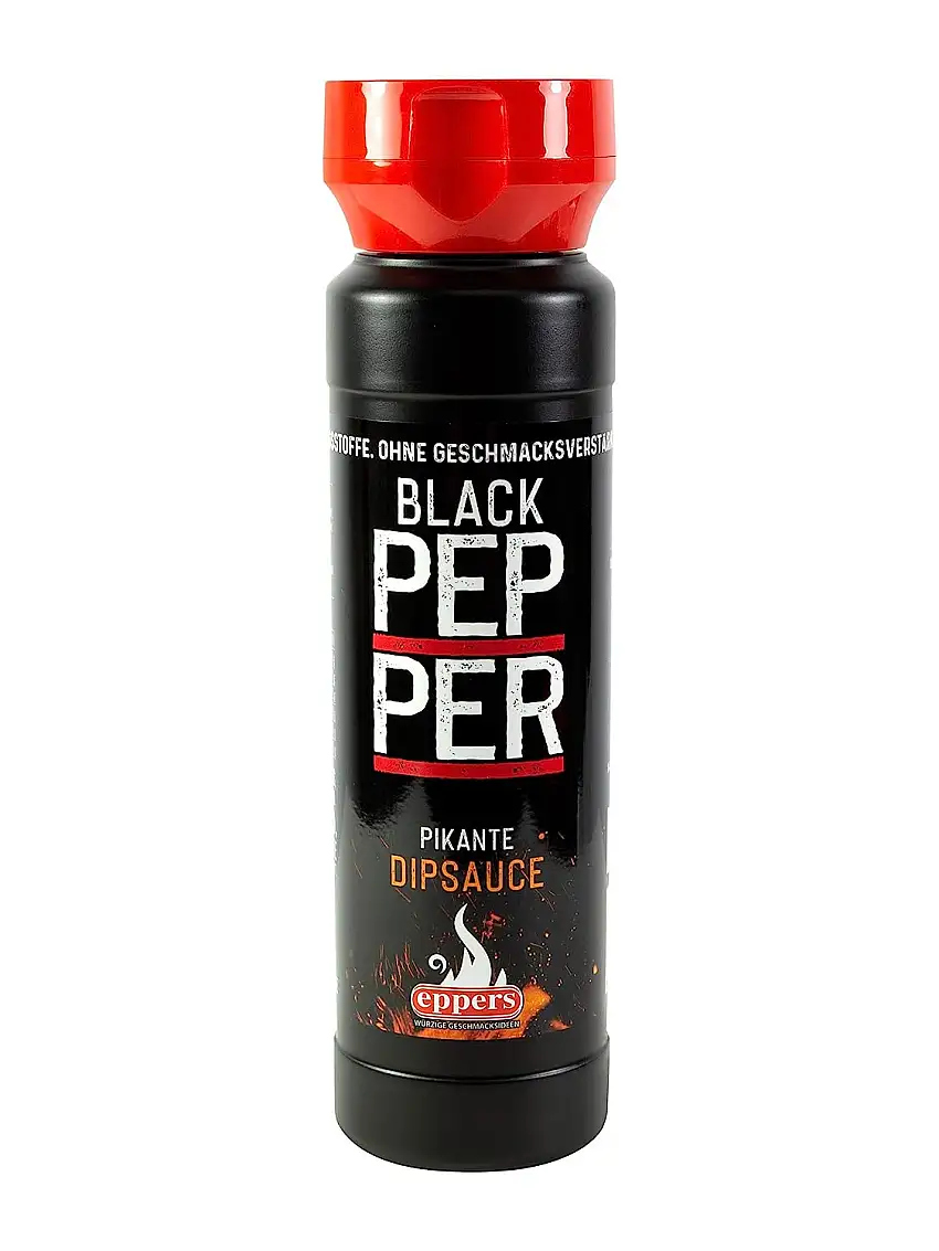 Dip Black Pepper, 250ml | Grillsauce zu Grillgerichten. Steaks, Tortillas,Sandwiches und Baguette