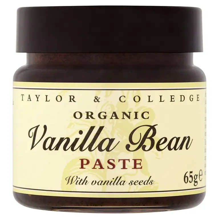 Taylor & Colledge Vanilla Bean Paste, Bio Vanille Paste, Fairtrade Organic, 1x 65g