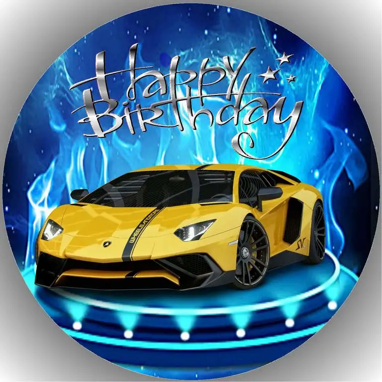Premium Esspapier Tortenaufleger Lamborghini AMA 2