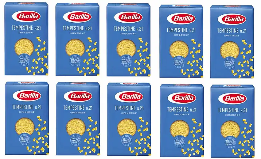 10x Pasta Barilla Tempestine Nr. 21 italienisch Nudeln 500 g pack