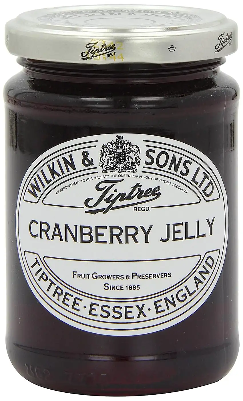 Cranberry jelly 340g. Tiptree. 6 Stk.
