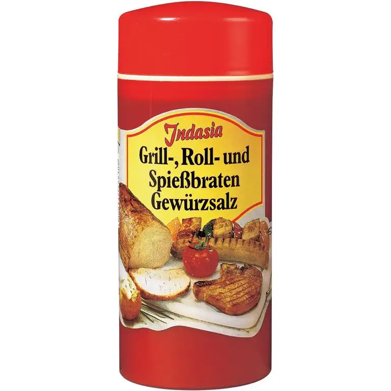 Grill-, Roll- und Spießbraten-Gewürzsalz 250g Dose - Indasia