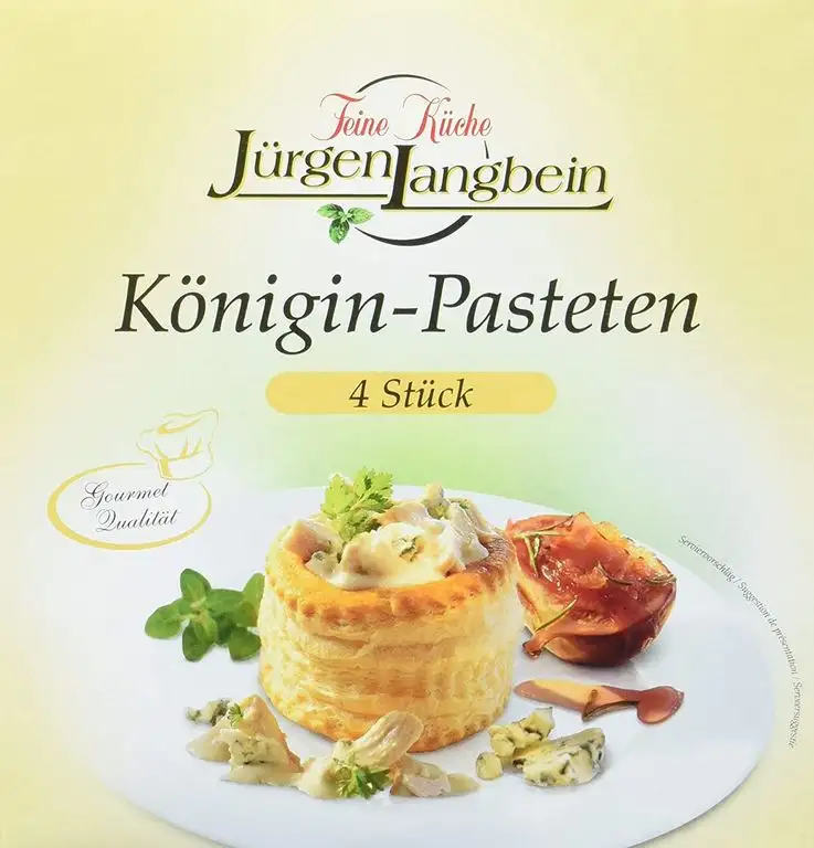 Jürgen Langbein Königin-Pasteten zum Füllen, 12er Pack (12 x 100 g)